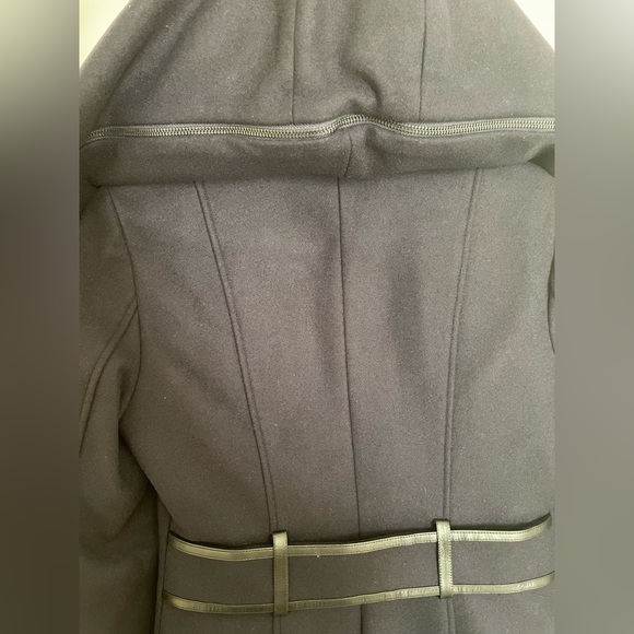 Mackage Navy Wool/Cashmere Coat - Picture 5 of 7